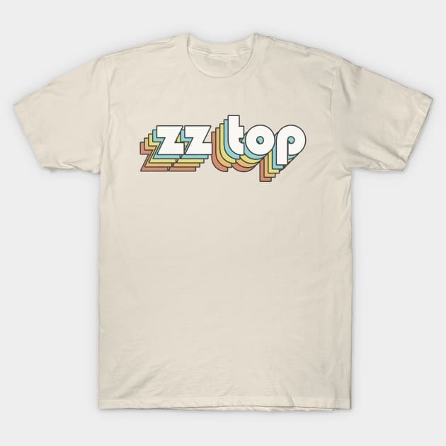 Retro Zz Top T-Shirt by Bhan Studio
